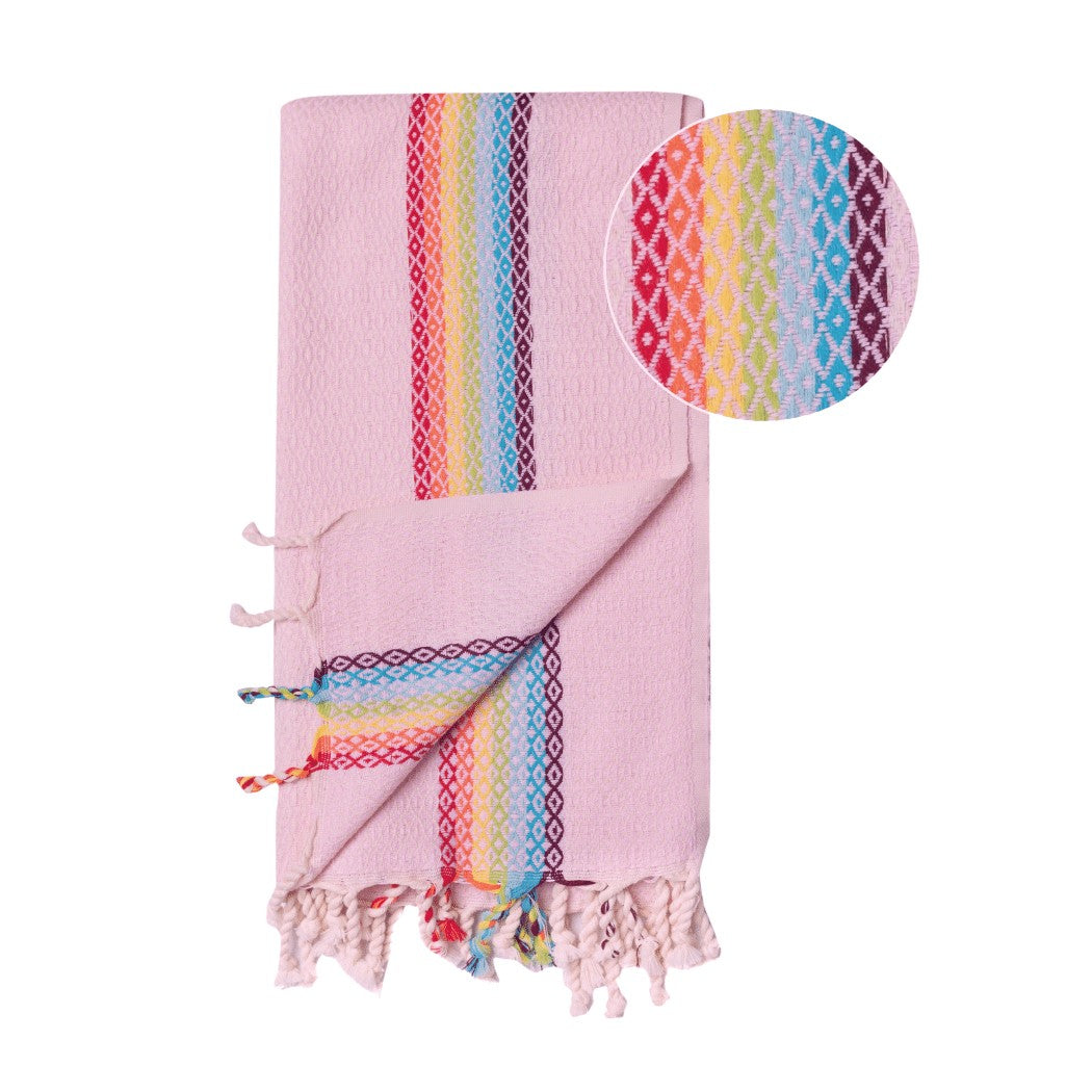 Hamamtuch Rainbow Rosa