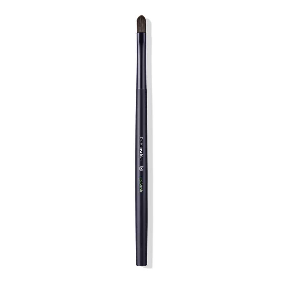 Dr. Hauschka Lippenpinsel – schwarzer Griff, feine Borsten, weißer Hintergrund – Make-up