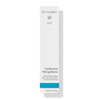 Dr. Hauschka Med Handcreme Mittagsblume – weiße Tube mit blauem Streifen, weißer Hintergrund – Hautpflege