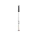 Kjaer Weis Eye Pencil Purple – weißer Stift mit silbernem Deckel, lila Spitze, weißem Hintergrund – Augen-Make-up
