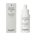 Jorgobé Bakuchiol Anti-Ageing Oil – white glass bottle 30ml with dropper cap, cream background – skin care
