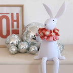 Scrunchie Vichy Ecru Tomato