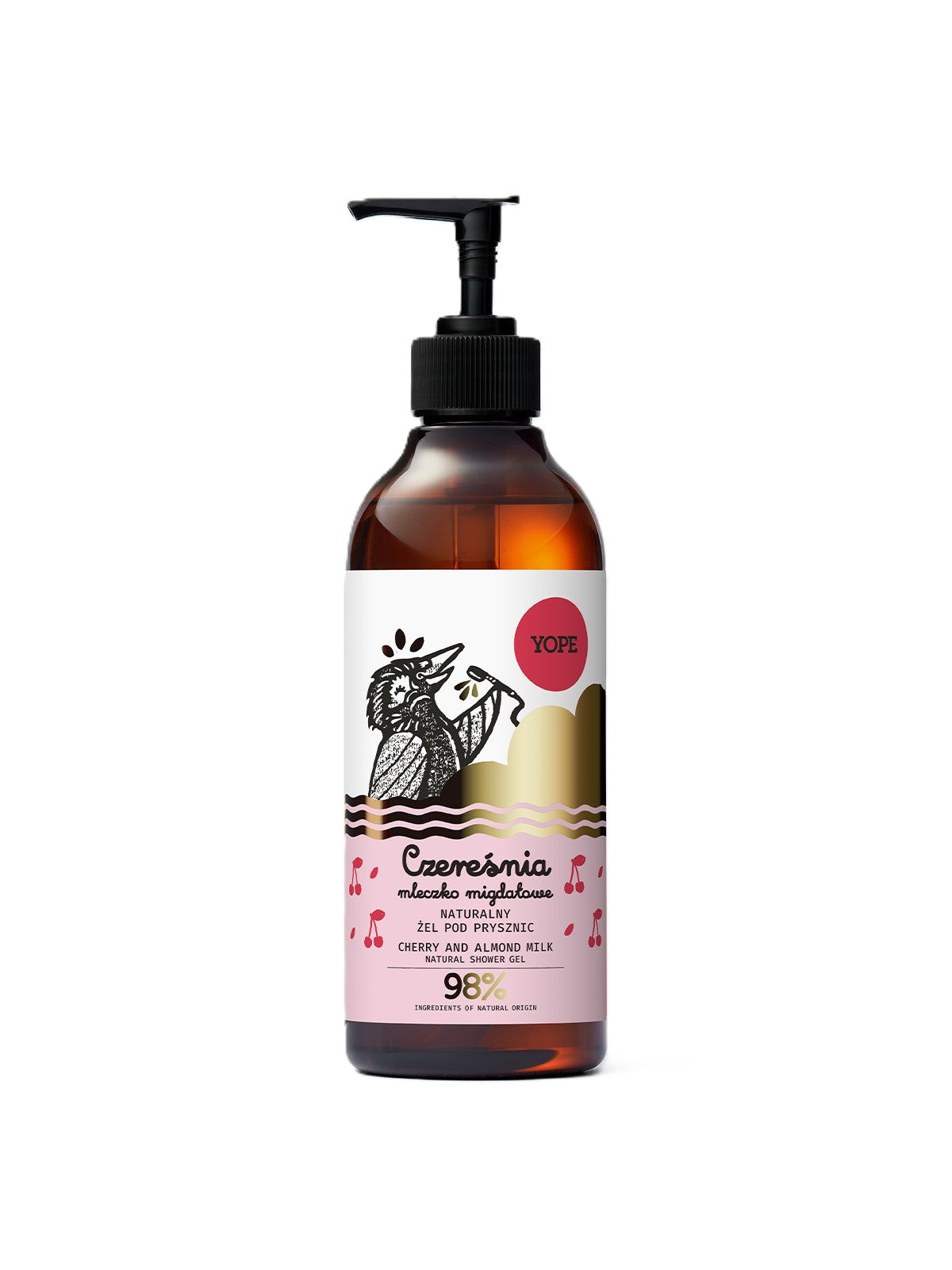 Natural Shower Gel Cherry & Almond Milk
