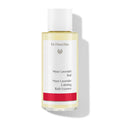 Dr. Hauschka Moor Lavendel Bad – durchsichtige Flasche mit weißem Deckel, cremefarbener Inhalt, weißer Hintergrund – Badeessenzen
