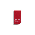 Kjaer Weis Lip Tint Verpackung – rote Texturbox, weißer Hintergrund – Lippenfarbe