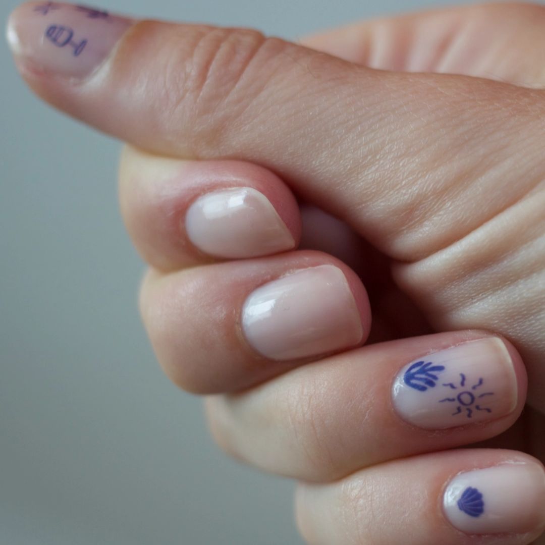 Nail Tattoo Santorini