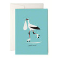 Stork Grußkarte