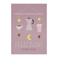 Postkarte Hello Baby....