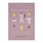 Postkarte Hello Baby....