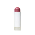 Ein Lippenstift in einem weißen Gehäuse mit einem schimmernden, beerenfarbenen Ton.