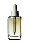 (M)ANASI 7 Botanical Face Oil – clear glass bottle with dropper, white cap, white background – skin care