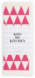 Household Cloth Triangle White/pink