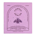 Cosmic Alchemy Dealer Lavande Sauvage Schokoladenbox – lila Verpackung, 4 Stück, weißer Hintergrund – Beauty-Snack