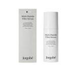 Jorgobé Multi-Peptide Filler Serum – white bottle 50 ml, white cap on white background – skin care