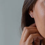 Pillar Understated Stud Earrings Silver