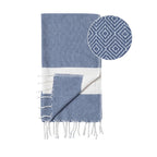 Hamamtuch Diamant Blau
