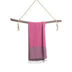 Hamamtuch Sahara Pink/Grau
