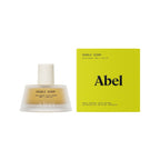 Abel Double Scoop Eau de Parfum – 50ml, milky glass bottle with white cap, bright yellow box – fragrance