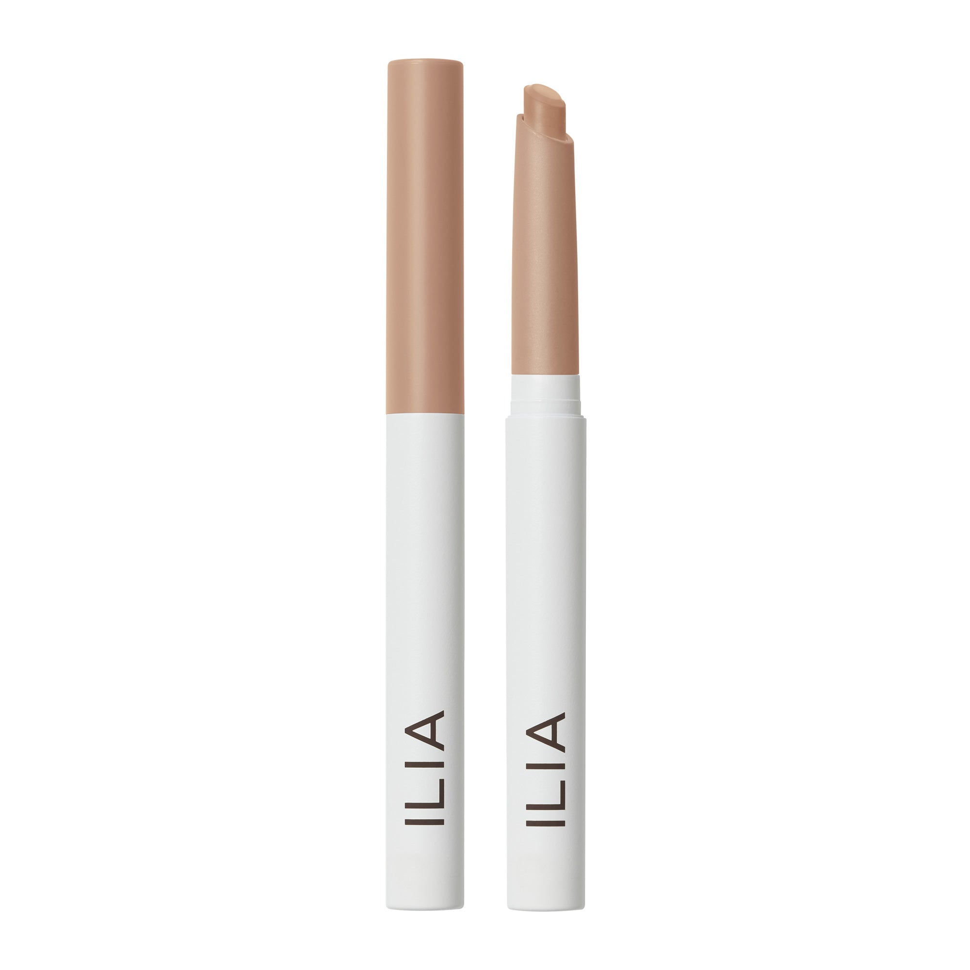 ILIA Eye Stylus Matte Stift in Beige und Weiß mit Kappe, Augen-Make-up
