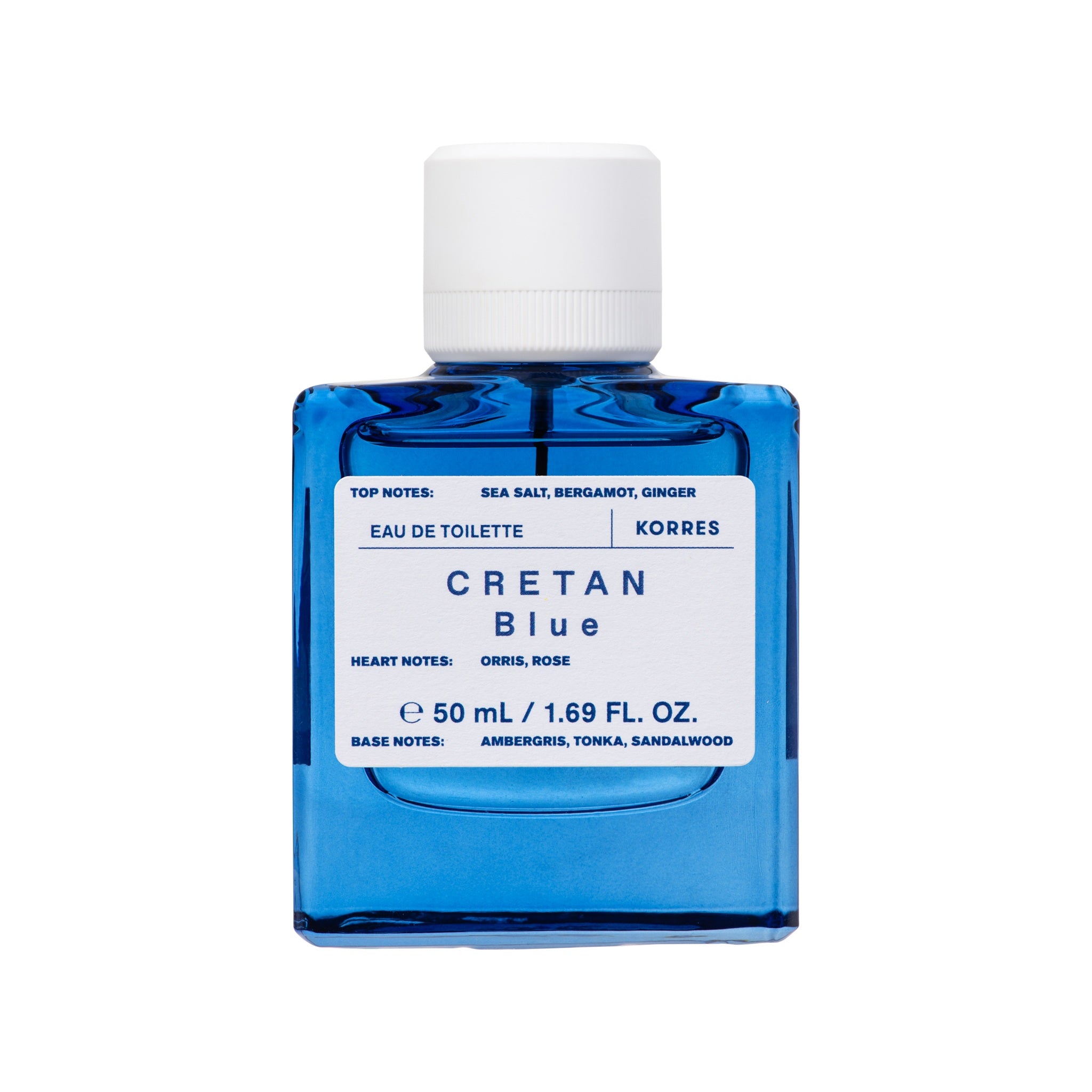 Eau de Toilette, meeresblaue Flasche