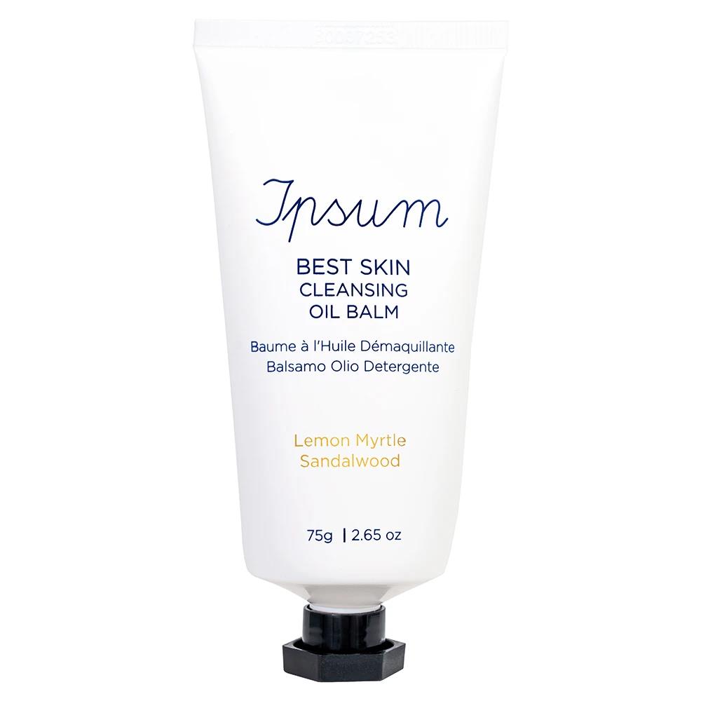 Insum Best Skin Cleansing Oil Balm – weiße Tube 75g, schwarzer Deckel, weißer Hintergrund – Hautreinigung