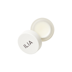 ILIA Lip Wrap Hydrating Mask – weißer Glastiegel mit weißem Deckel, weißer Hintergrund – Lippenpflege