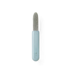 KOBAYO Short Nail File – light blue handle, gray filing surface, white background – nail care