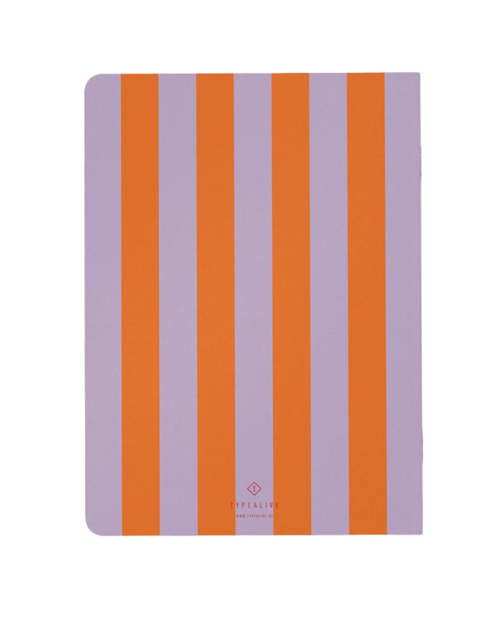 Notizbuch Stripes Pink/lila