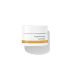 Augenbalsam Eye Balm – white jar with golden stripe, white lid and background – eye care