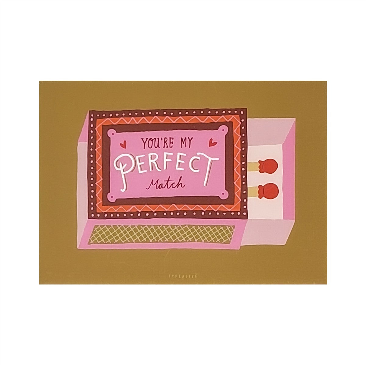 Postkarte ...perfect Match