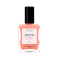 Manucurist Green Jelly Nagellack Glacé in Glasflasche mit schwarzem Verschluss auf weißem Grund, Nagellack