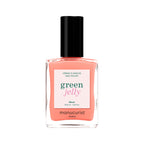 Manucurist Green Jelly Nagellack Glacé in Glasflasche mit schwarzem Verschluss auf weißem Grund, Nagellack