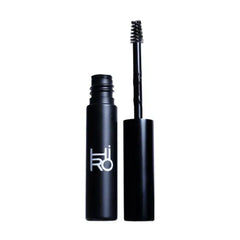 HiRO Brow Boss Clear – schwarze Tube mit Pinsel, weißer Hintergrund – Augenbrauenstyling