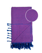 Hamamtuch Samos Blau Fuchsia