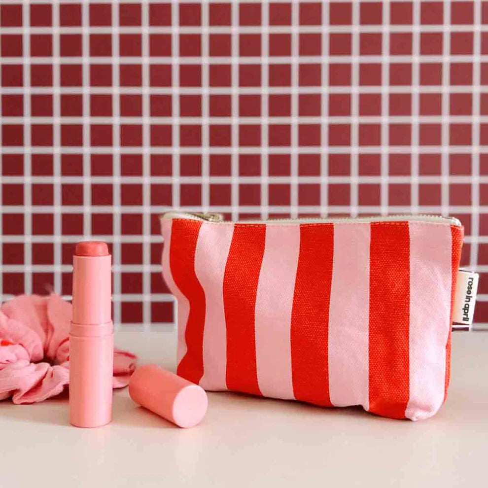 Sofia  Pouch Stripes Candy/tomato