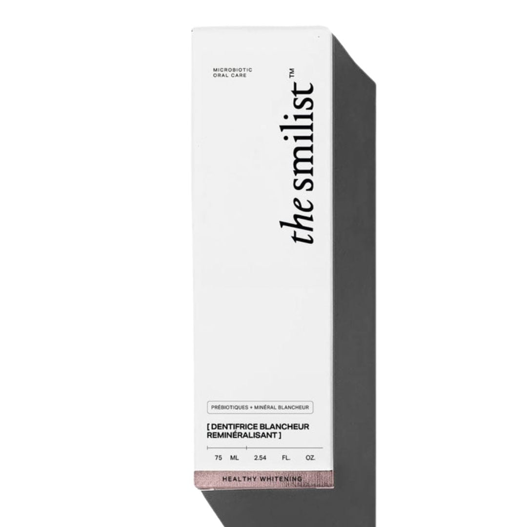 Aufhellende remineralisierende Zahnpasta [Präbiotika + Mineralischer Aufheller]