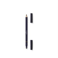 Dr. Hauschka Eye Definer 02 Brown – dunkelblaue Augenbrauenstiftverpackung mit Kappe, weißer Hintergrund – Augen-Make-up