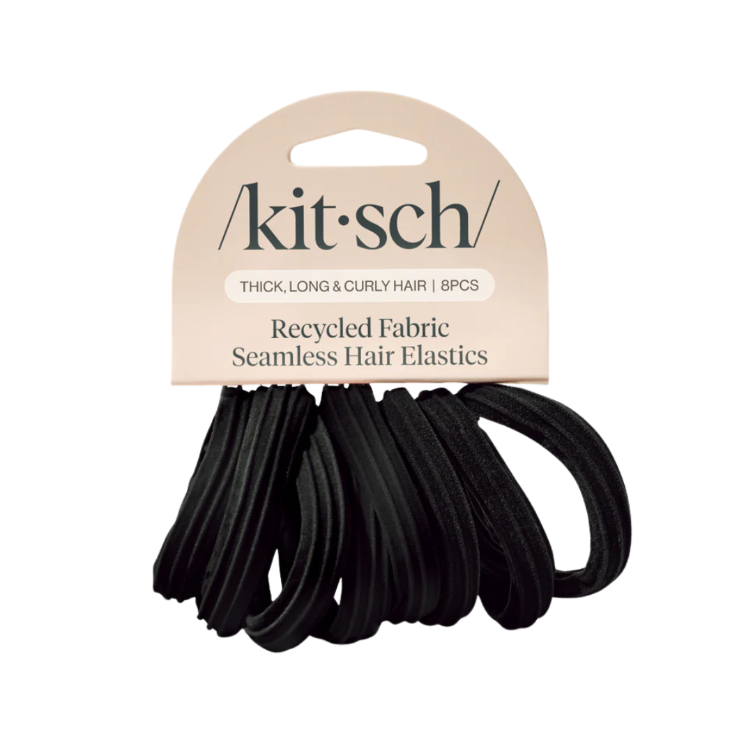 Seamless Hair Elastics Black