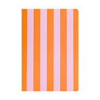 Notizbuch Stripes Pink/lila