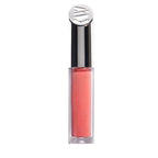 Lip Gloss Fascination – durchsichtige Tube mit rosafarbenem Gloss, silberner Kappe, weißem Hintergrund – Lippenpflege