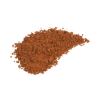 Mineral Foundation Coppercabana SPF 30 – kupferfarbenes Puder auf weißem Hintergrund – Make-up
