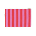 Lili Pouch Stripes Orchid/tomato