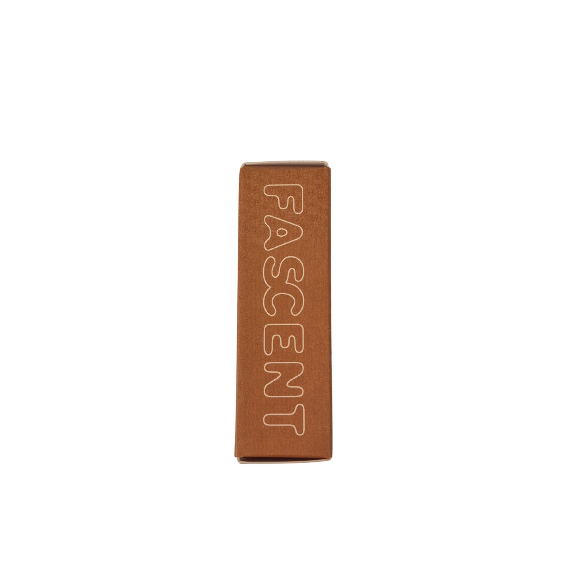 Fascemt Crème Brûlante Eau de Parfum – braune Kartonverpackung 2ml, weißer Hintergrund – Parfüm
