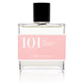 Bon Parfumeur 101 Rose – klares Glasfläschchen 100ml, schwarzer Deckel, rosafarbene Etikette, weißer Hintergrund – Parfüm