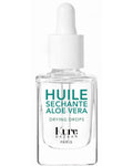 Kure Bazaar Huile Sechante Aloe Vera – clear glass bottle with white dropper, white background – nail care