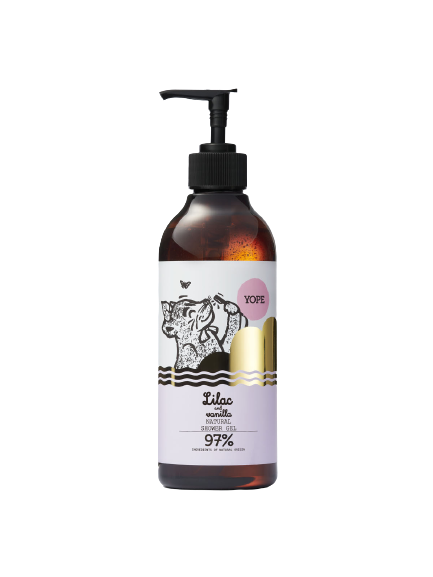 Natural Shower Gel Lilac and Vanilla