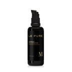 LE PURE Midnight Rejuvenation – schwarze Flasche mit Pumpverschluss, weißer Hintergrund – Gesichtsserum