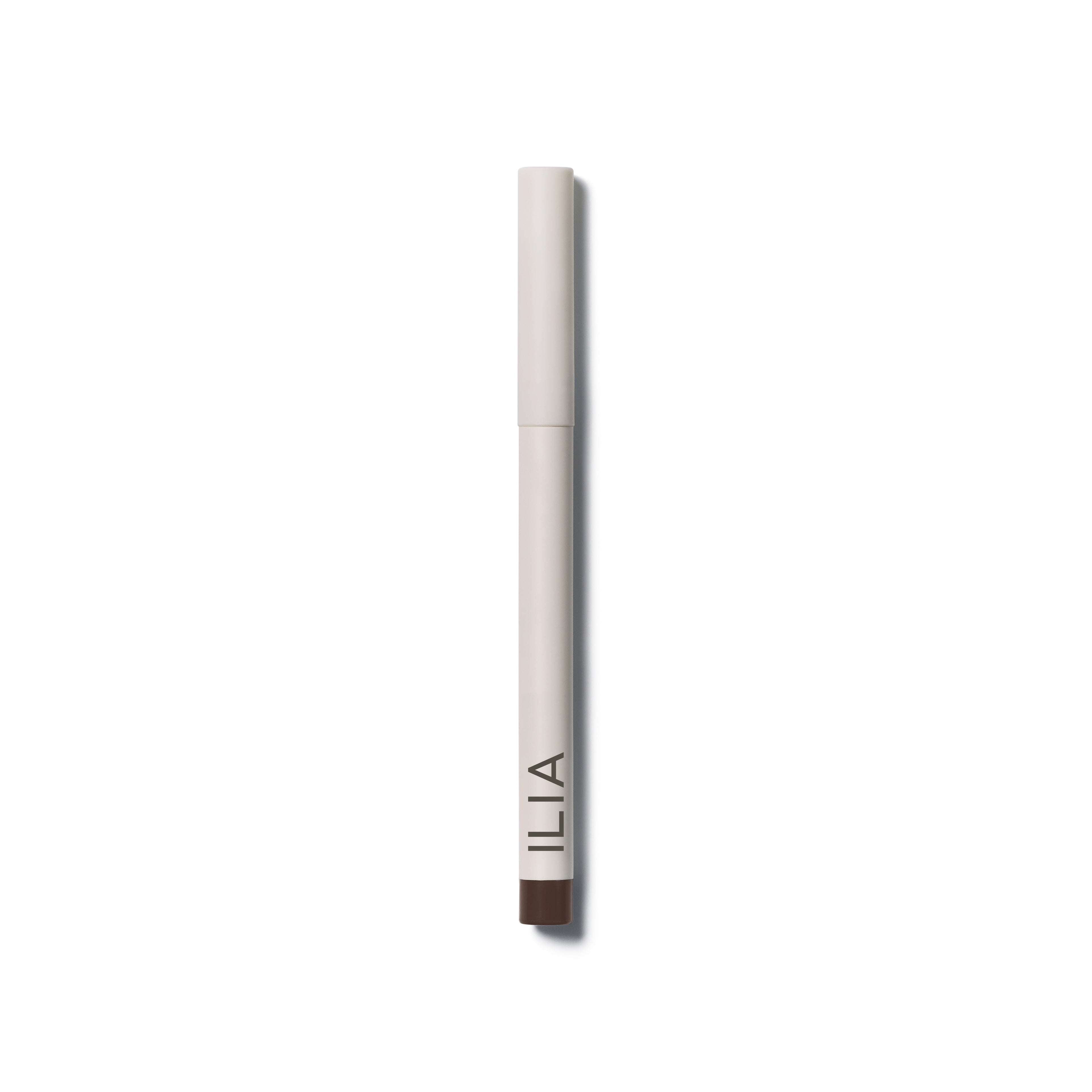 ILIA Clean Line Gel Liner – cremefarbener Stift mit brauner Spitze, weißer Hintergrund – Augen-Make-up