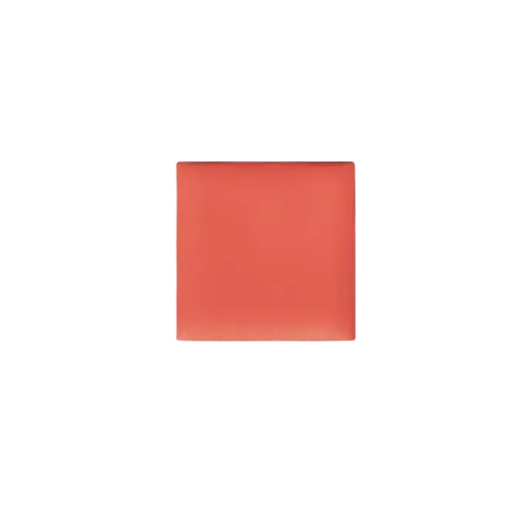 Cream Blush Joyful Refill – orangefarbener quadratischer Nachfüller, weißer Hintergrund – Gesichtspflege