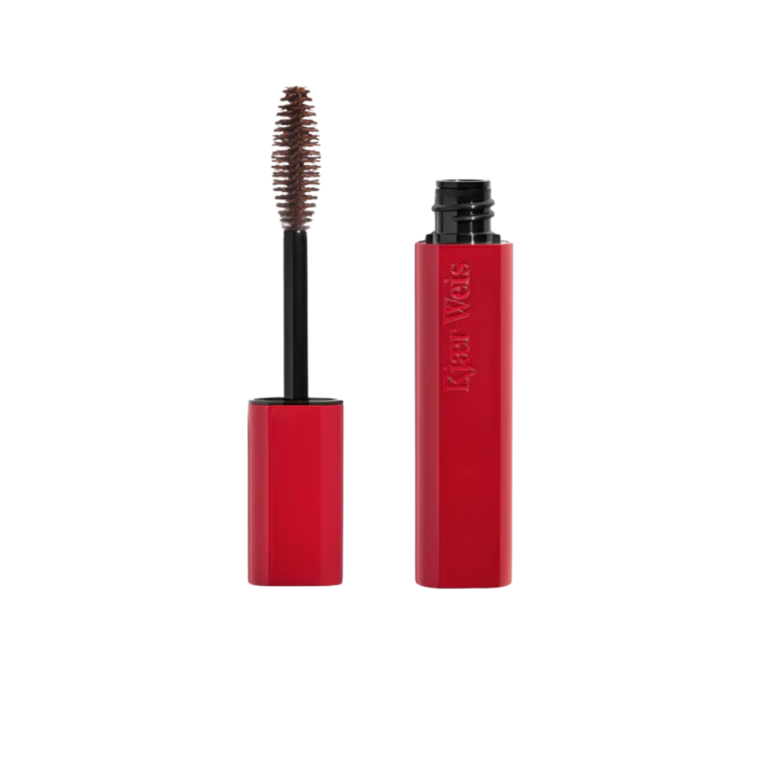 Kjaer Weis Im-possible Mascara – red tube with black cap, white background – mascara